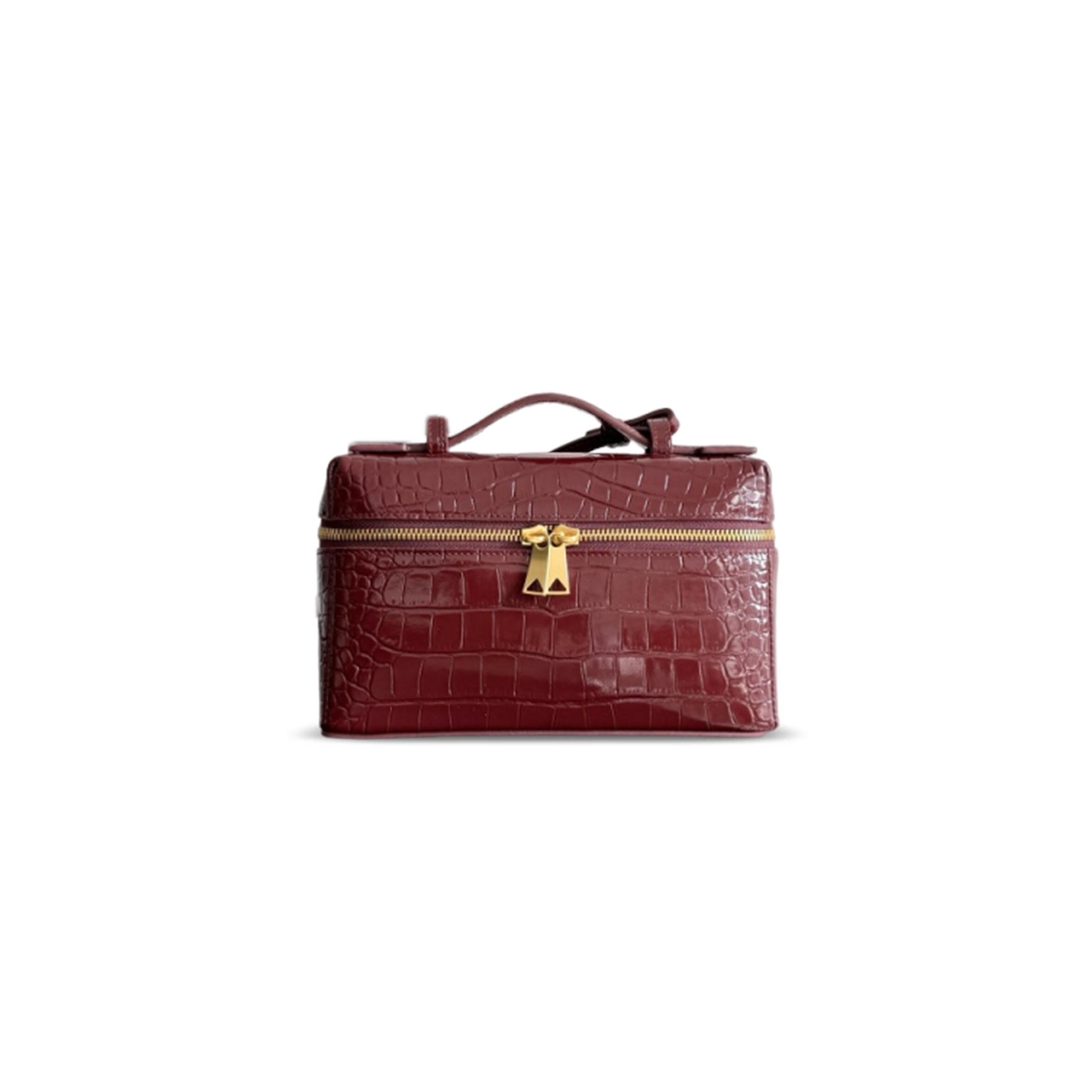 BOTTEGA VENETA BANG BANG CROCODILE-EMBOSSED 789109 (22*12.5*5cm)